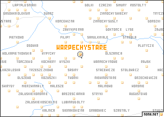 map of Warpechy Stare