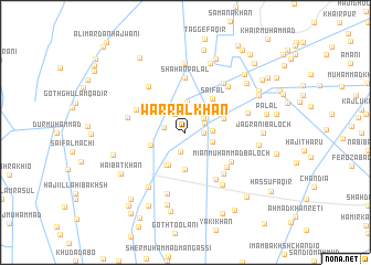 map of Warral Khān