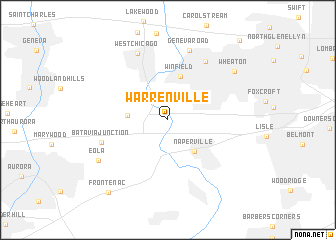 map of Warrenville