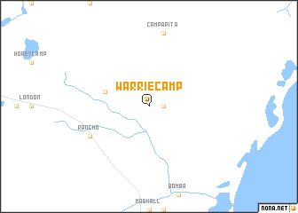 map of Warrie Camp