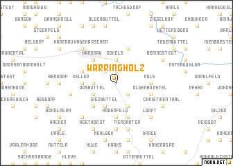 map of Warringholz