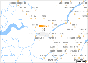 map of Warri