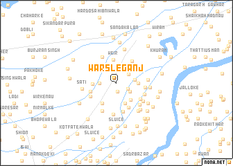 map of Warsleganj