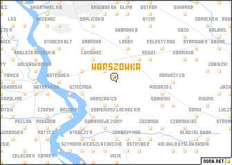 map of Warszówka