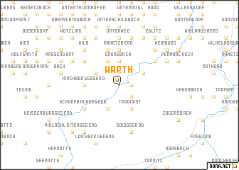 map of Warth