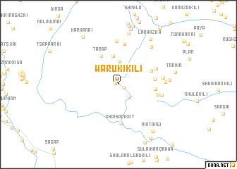 map of Waruki Kili