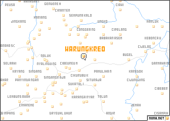 map of Warungkreo