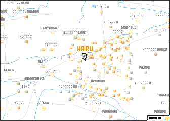 map of Waru