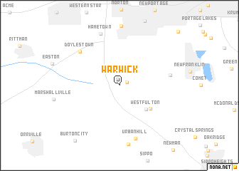 map of Warwick