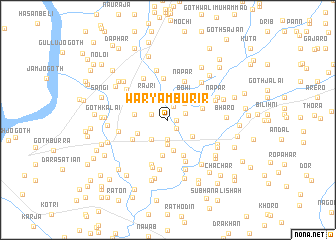 map of Waryām Burir