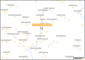 map of Wasang-dong
