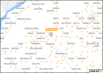 map of Wasan