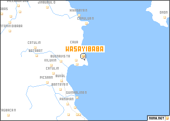 map of Wasay Ibaba