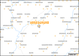 map of Wasedumuma