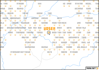 map of Wasem