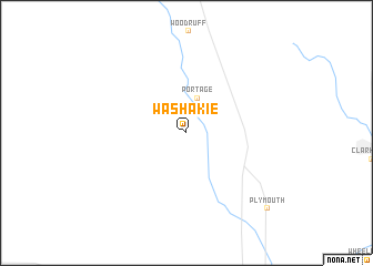 map of Washakie