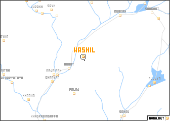 map of Wāshil