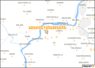 map of Washington Gardens