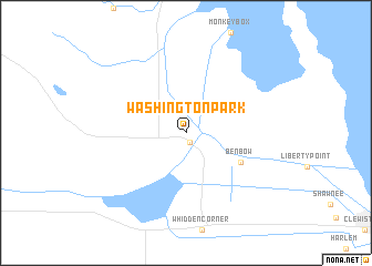 map of Washington Park