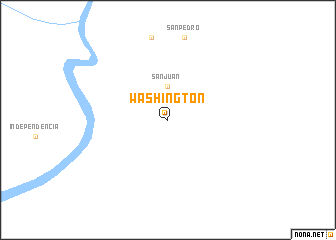 map of Washington