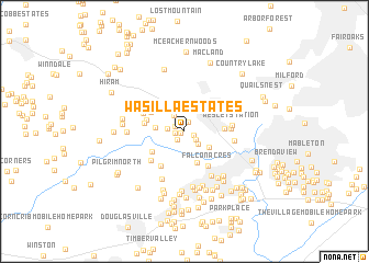 map of Wasilla Estates