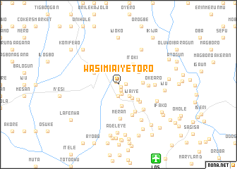 map of Wasimi-Aiyetoro
