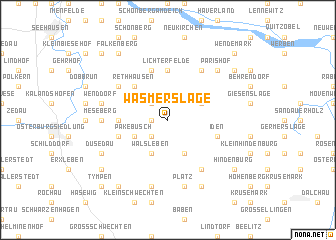 map of Wasmerslage