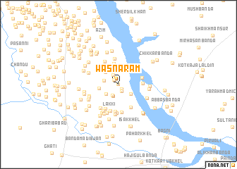 map of Wasna Rām