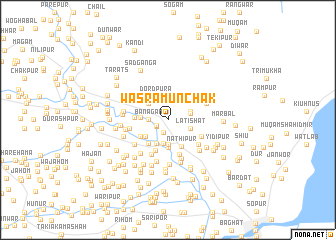 map of Wāsrāmun Chak