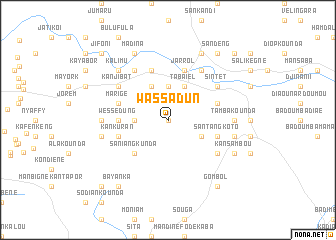 map of Wassadun