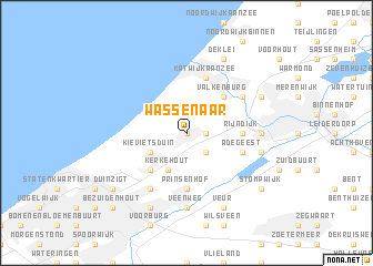 map of Wassenaar