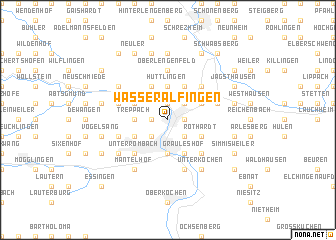 map of Wasseralfingen