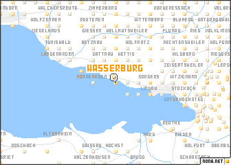 Wasserburg (Germany) map - nona.net