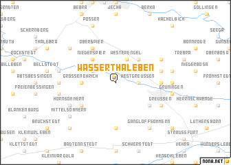 map of Wasserthaleben