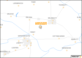 map of Wasson