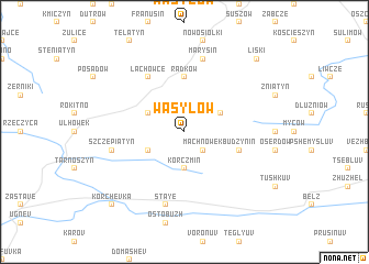 map of Wasylów