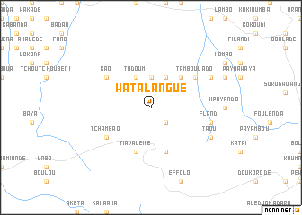 map of Watalangue