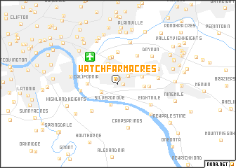 map of Watch Farm Acres