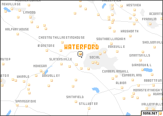 map of Waterford