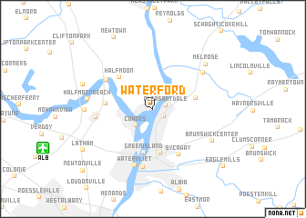 map of Waterford