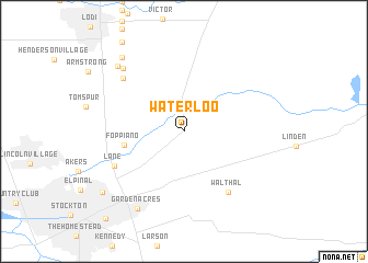 map of Waterloo