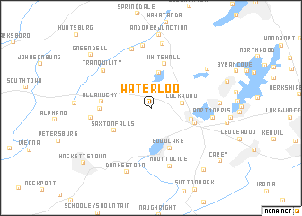 map of Waterloo