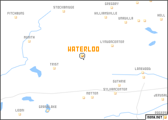 map of Waterloo