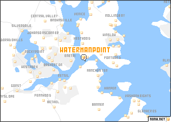 map of Waterman Point