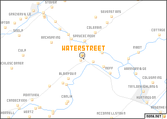 map of Water Street