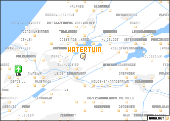 map of Watertuin