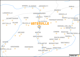 map of Waterville