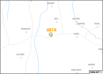 map of Wa‘th