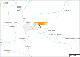 map of Watiguina