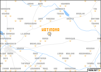 map of Watinoma